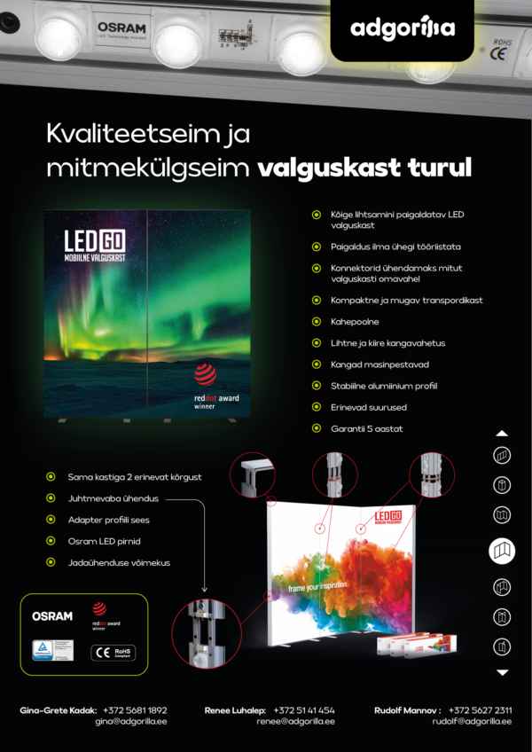 Rent - LEDGO 100x245 - AdExpo